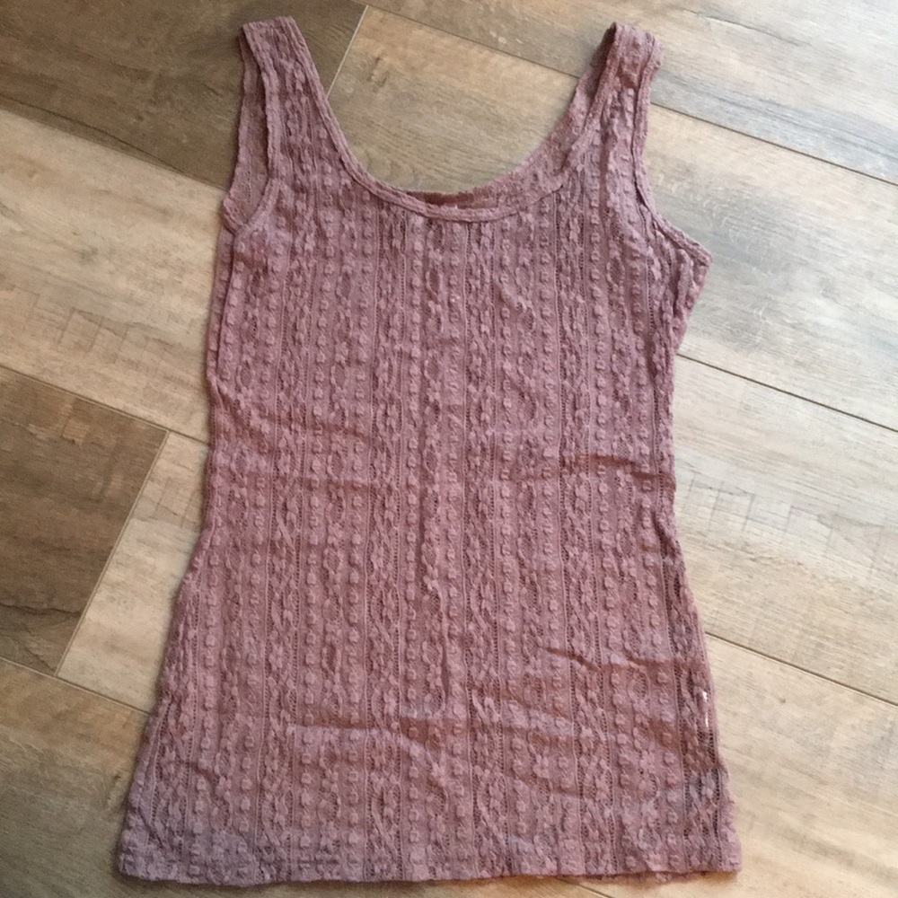 Lace tank top